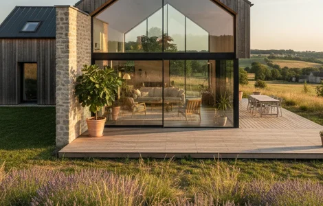 maison elle orientee plein sud